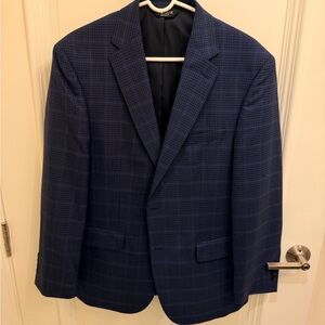 Jos. A. Bank Dark Navy Plaid Sport Coat
